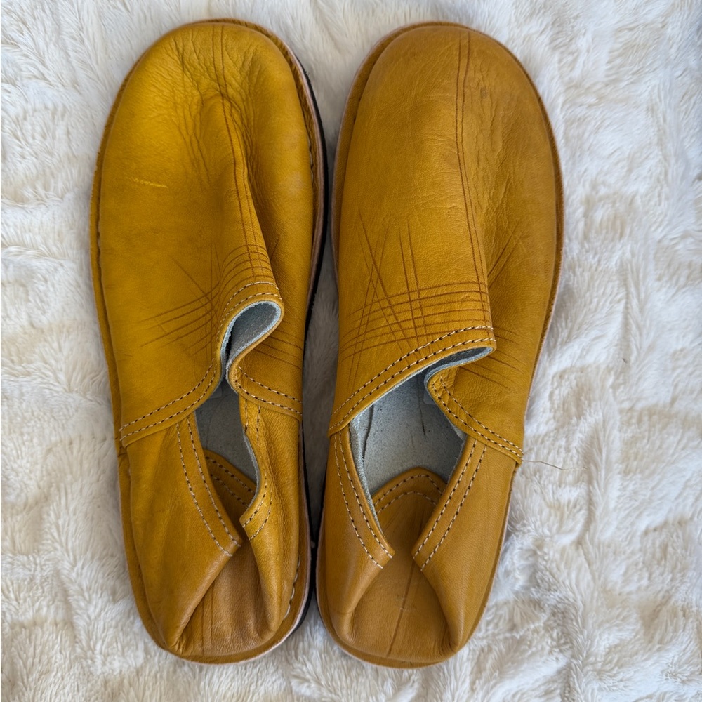 Men's Tan Leather Shoes